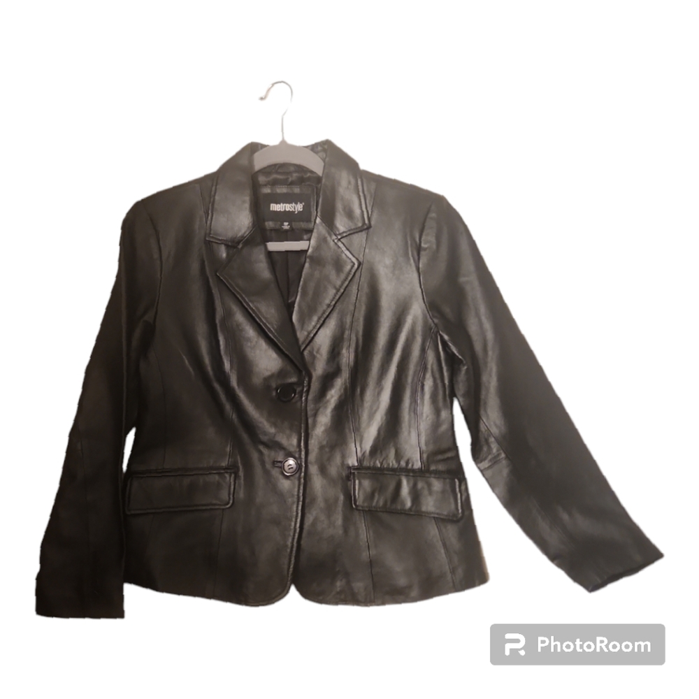 Metro Style Leather Jacket